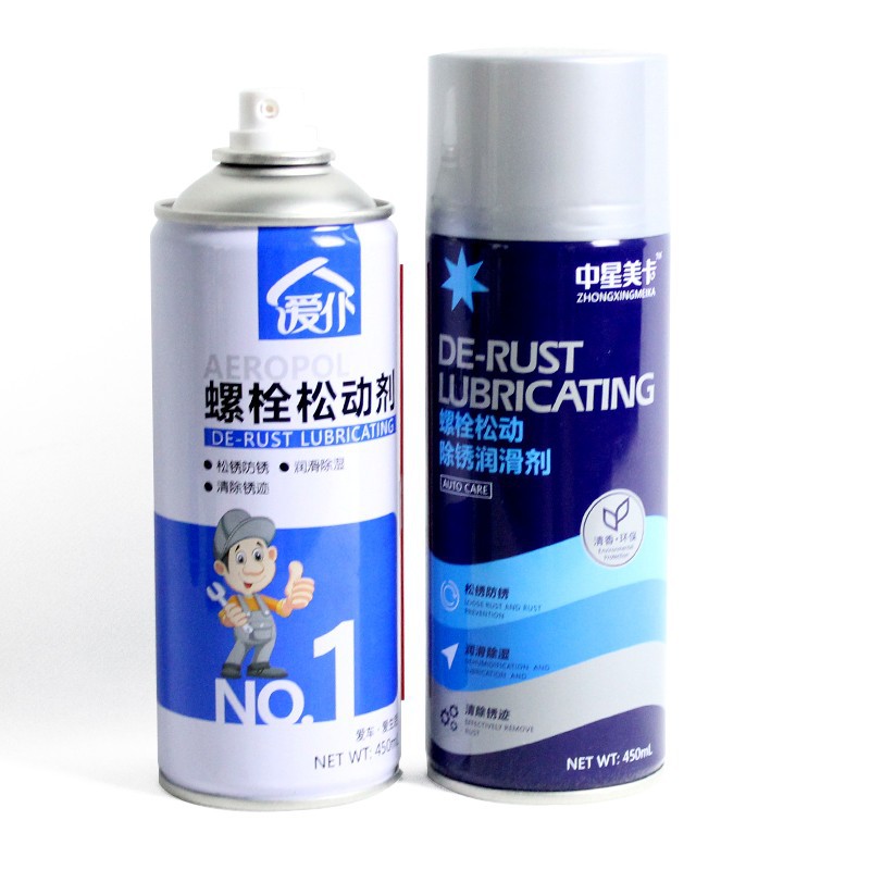 Lubricant en aerosol per eliminar l